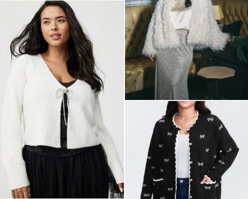 Cutest plus size holiday fits cover photo collage