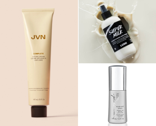 Hair products cover photo collage