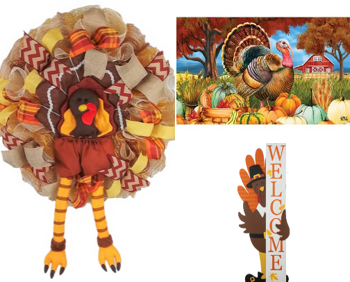 Decorative Thanksgiving Outdoor Decorations to Celebrate Turkey Day Celebrate cover photo collage