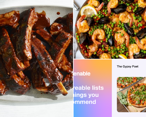 My Favorite Food cover photo collage