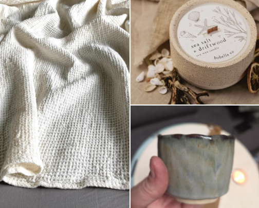 Azorean Tides: Salt-Kissed Linens & Coastal Mornings cover photo collage