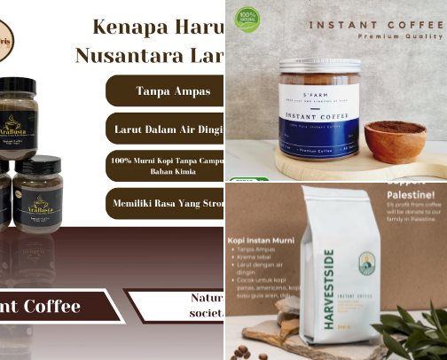 10 Rekomendasi Kopi Bubuk Enak Tanpa Ampas cover photo collage