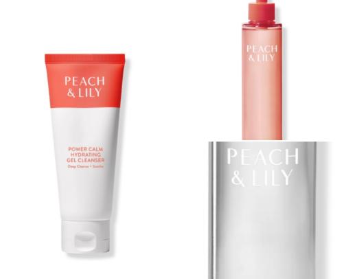 My Peach & Lily Mom Glow Routine (Calmer Redness, Hydrated, Glass Skin) cover photo collage
