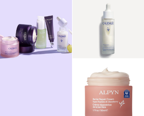 Skincare for 40+ dry/combo with hyperpigmentation and acne cover photo collage