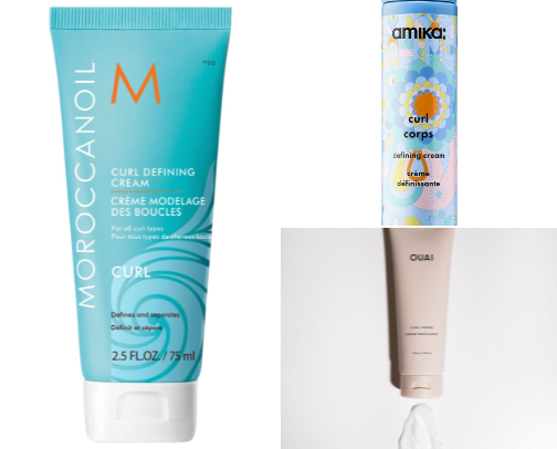 🤍 Curl Creams cover photo collage