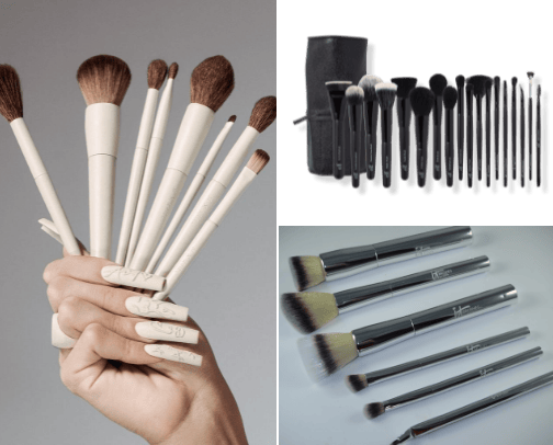 FAVORITES Makeup Brushes cover photo collage