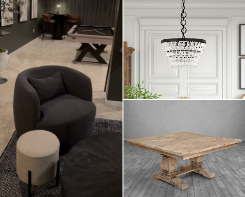Furniture/lighting that I LOVE cover photo collage