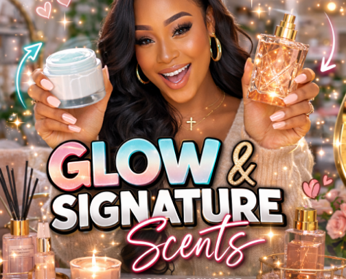 ✨ Glow & Signature Scents cover photo collage