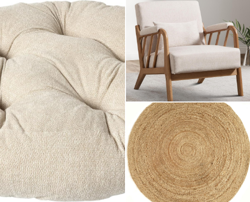 Calming Zen Reading Nook | Aesthetic Amazon Finds cover photo collage