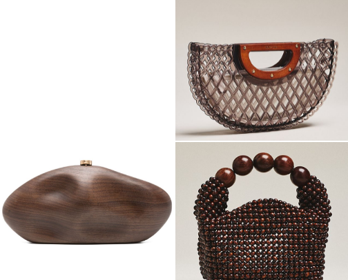 Modern Sculptural Bags for a Night Out cover photo collage