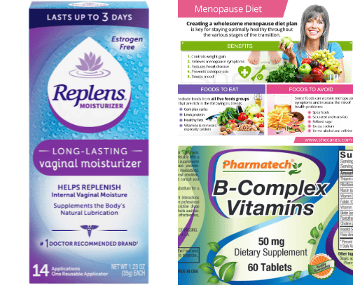 Menopause Symptoms and Relief cover photo collage
