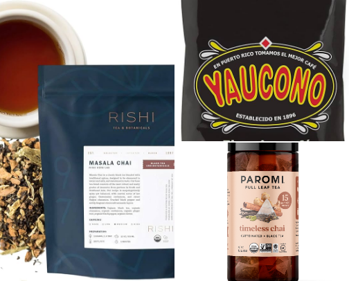 Teas & Coffees cover photo collage