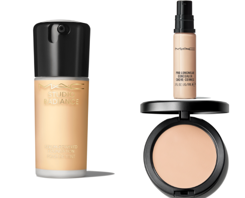 MAC Glam Collection cover photo collage