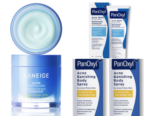 skin and makeup cover photo collage