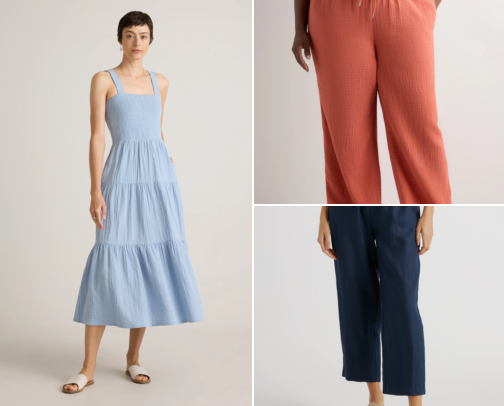 Maternity friendly clothes cover photo collage