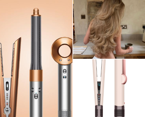 Style Ur hair with DYSON😍✨ cover photo collage
