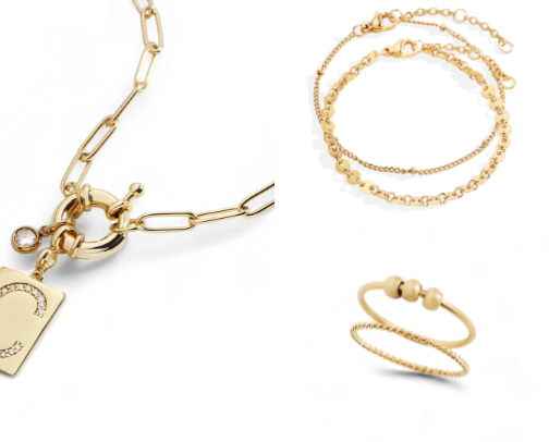 Staple Jewelry Pieces That Are Worth EVERY Penny! (Gold Edition) ♡ cover photo collage