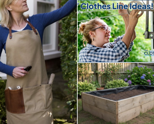 Garden Apparel and Tools - Staying On Trend cover photo collage