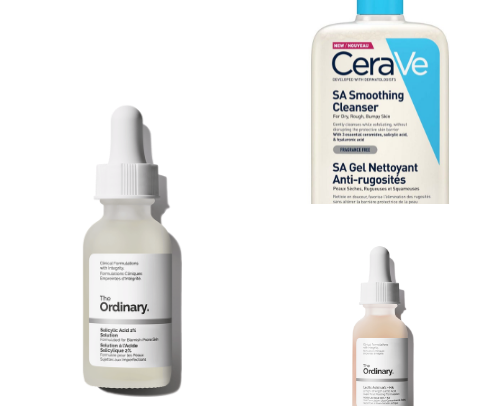 Affordable skin care for dark skin ( texture, acne, discolouration) cover photo collage
