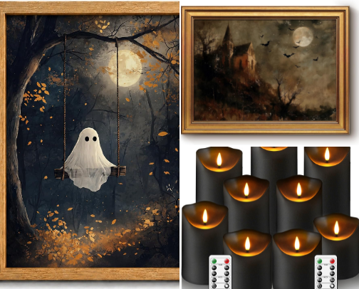 Halloween Home Decor cover photo collage