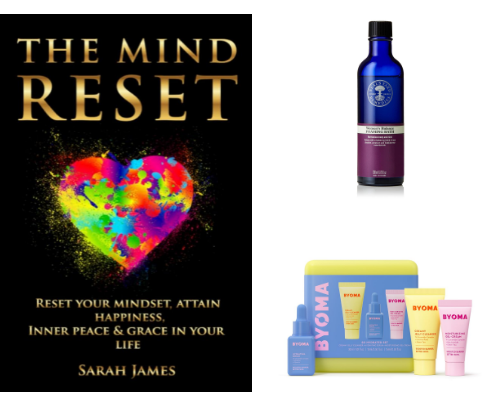 My Self-Love Essentials List that will help you glow inside and out. cover photo collage