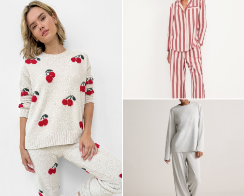 Cute and Comfy Pajamas you don't have to take off this winter cover photo collage
