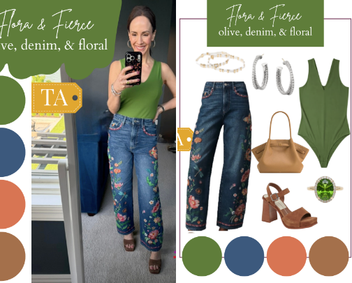 Flora & Fierce cover photo collage