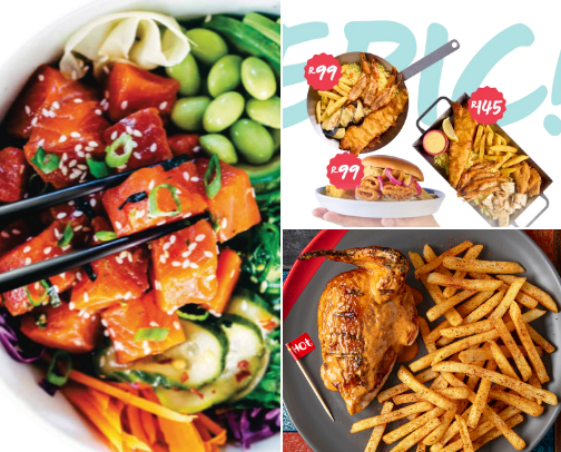 Food where , food here , food everywhere cover photo collage