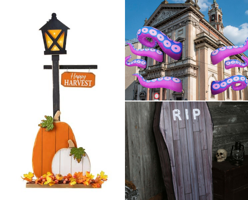 Outdoor Fall & Halloween 🎃 Decor cover photo collage