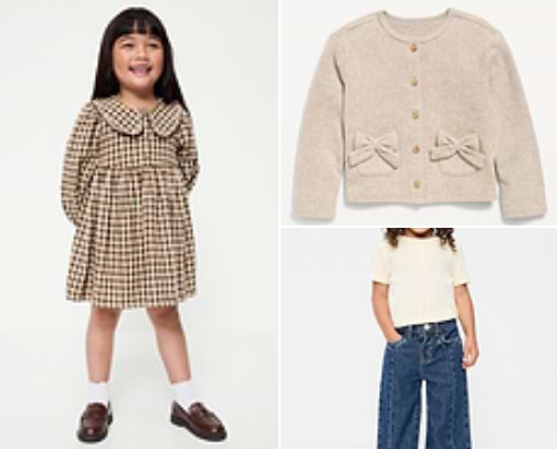 Toddler Girl fall outfits cover photo collage