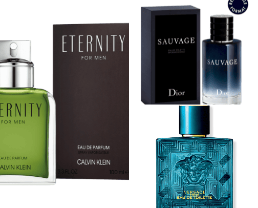 My favorite men's perfumes 💨 cover photo collage