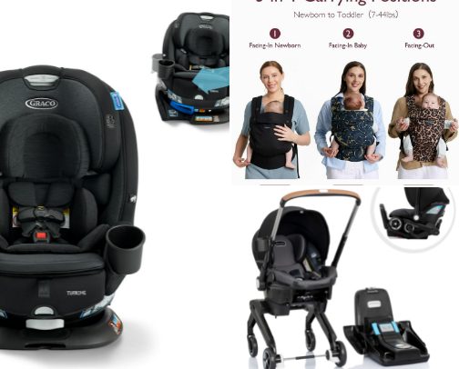 Gear up Mom! Baby edition. cover photo collage