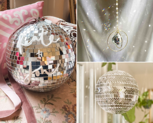 Disco ball celebration! 🪩 cover photo collage