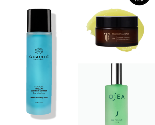 Clean Beauty Facial Cleansers & Toners🤍🌊 cover photo collage