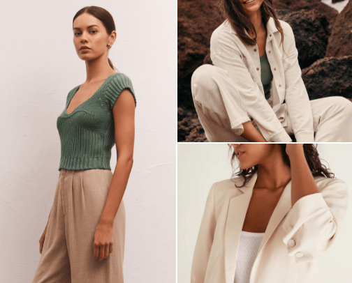 Classic + neutral style cover photo collage