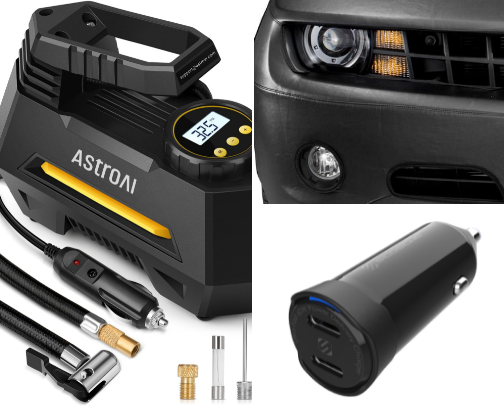 “From Flat Tires to Fresh Interiors — Auto Lifesavers” cover photo collage