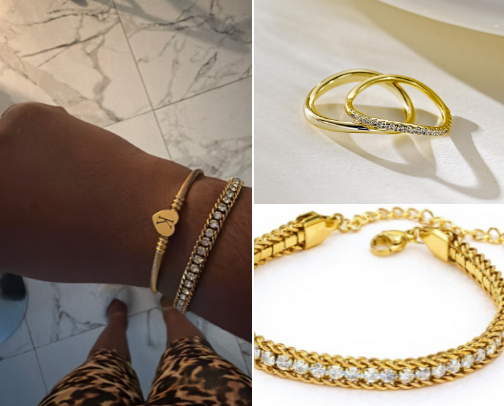Non-Tarnish Affordable Gold Jewelry cover photo collage
