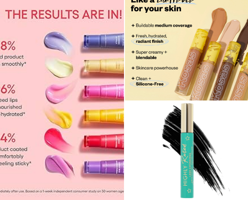 My favorite beauty recs cover photo collage