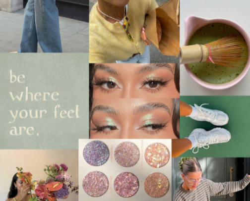 your creative direction for March cover photo collage