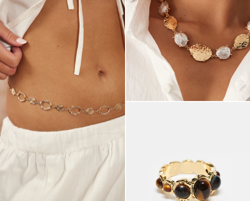 Holiday accessories cover photo collage