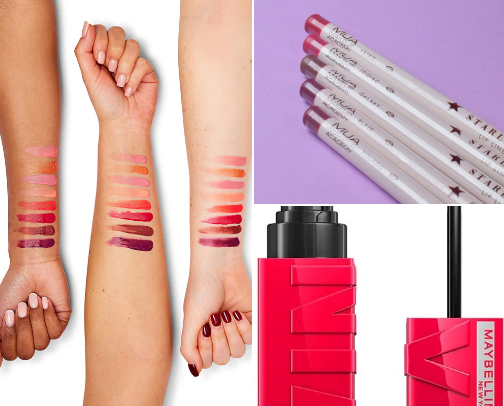 Affordable makeup products cover photo collage