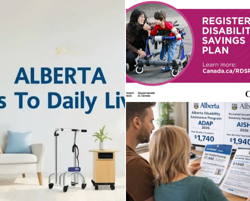 Edmonton & Alberta Disability Resources and Support cover photo collage