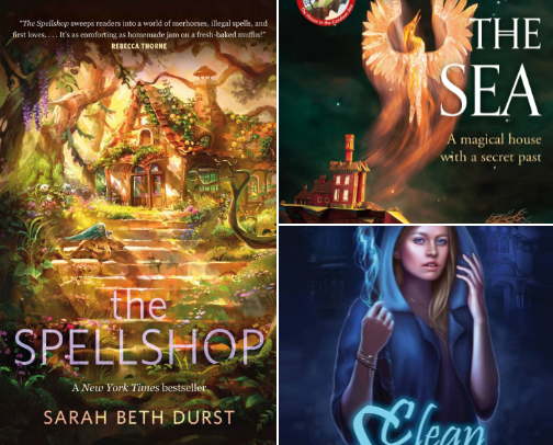 Cozy Fantasy Reads cover photo collage