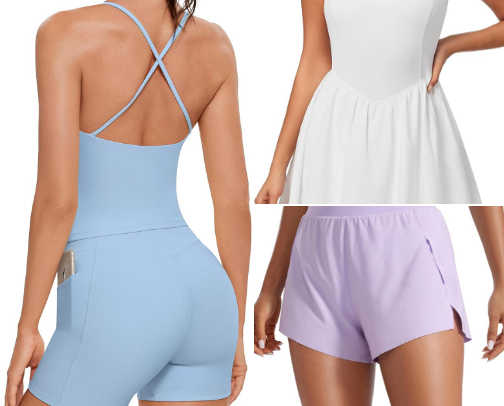 Spring activewear from Amazon 🌸 cover photo collage