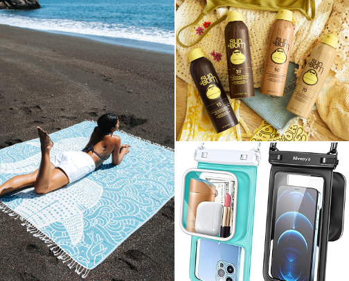 Beach Day Essentials - Destin / Fort Walton Besch cover photo collage