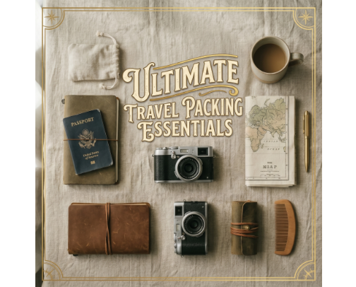The Ultimate Travel Packing Essentials Checklist: Affordable Gear for 2026 cover photo collage