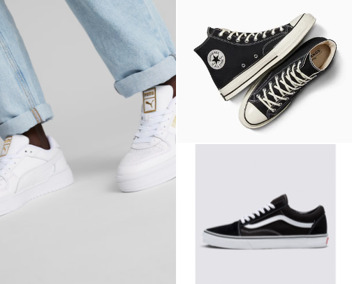 Sepatu viral yang wajib dimiliki untuk tampil trendy dan kekinian cover photo collage