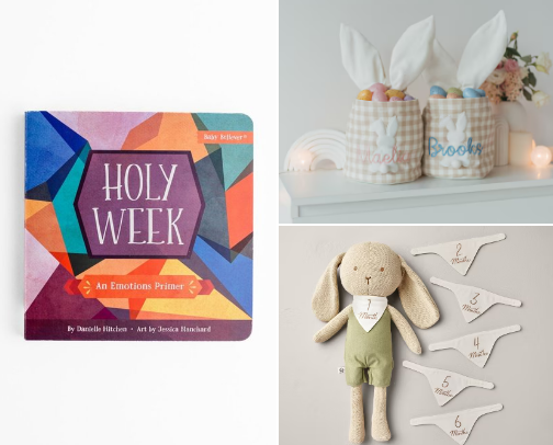 First Easter Baskets cover photo collage