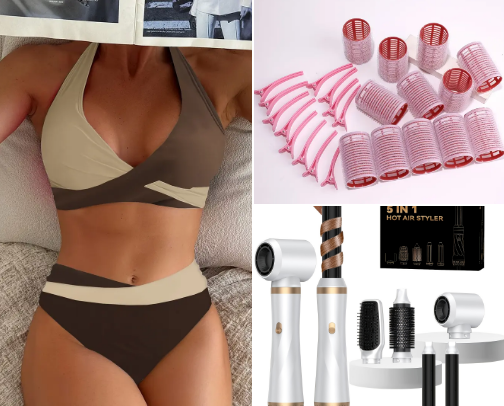Temu must haves cover photo collage