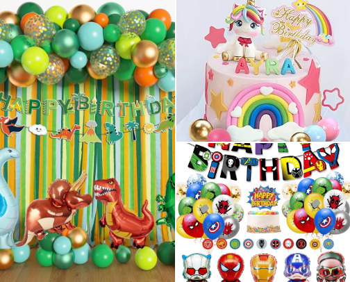 birthday. how often are we looking for birthday decorations or ideas. I will try to please all age groups cover photo collage